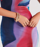 Stellar Style Twisted Bangle Bracelet