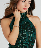 The Exquisite Shine Rhinestone Cuff Bracelet helps create a chic gold women's cocktail outfit with a trendy texture and stylish design, ideal for wedding guest cocktail outfits or dinner parties.