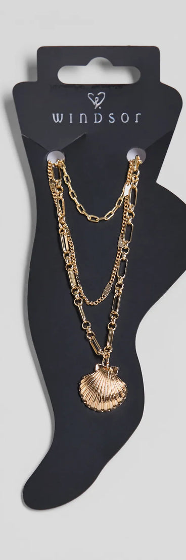 On The Beach Three-Pack Anklet Set