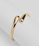 Sleek Structure Cuff Bracelet