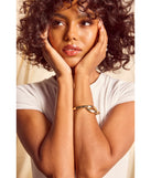 Cuff Season Cross Bangle Bracelet