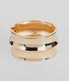 Statement Making Wide Cuff Bracelet