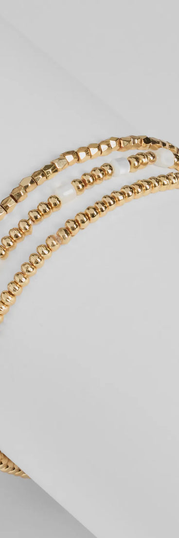 
Upgrade your style game for 2025 with the Pretty Style Beaded Stretch Bracelet Set in white, perfect for any fashion-forward wardrobe.