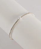 Elevated Posh Faux Pearl Rhinestone Bracelet