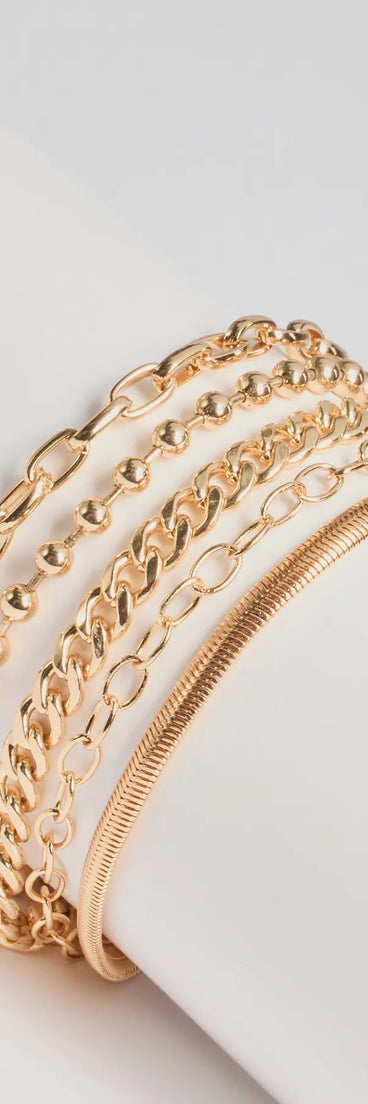 Chic Connections Chain Bracelet Multi-Pack