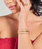 Chic Stack Multi-Chain Bracelet Set