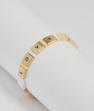 
Upgrade your style game for 2025 with the With Love Metal Stretch Bracelet in multi-color, perfect for any fashion-forward wardrobe.