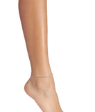 Dazzling Dainty Rhinestone Anklet
