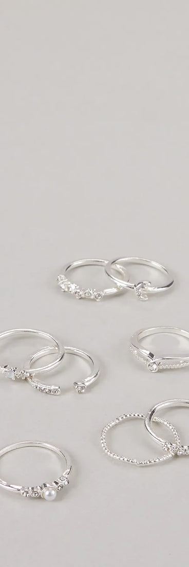 Leave You Breathless Eight Pack Ring Set
