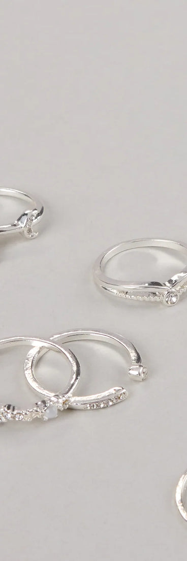 Leave You Breathless Eight Pack Ring Set