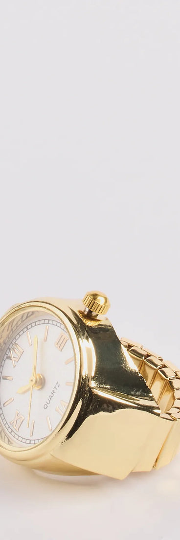 Time’s Up Watch Ring