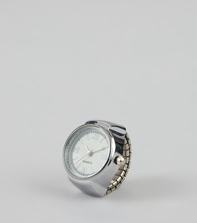 Clocked In Cute Watch Ring