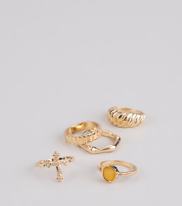 Stack It Up Mixed Ring Set