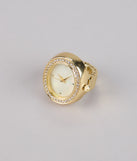 Timeless Spark Oval Watch Ring