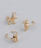 Golden Hour Shell Toe Ring Set