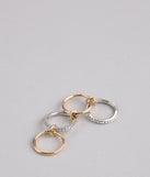 Stylish Stack Interlocking Rings