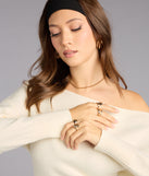 Golden Drama Ring Set