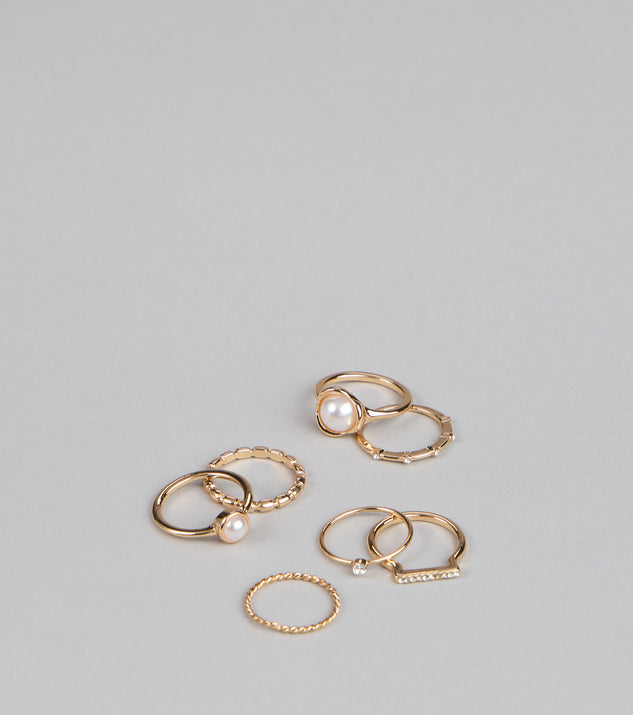 Modern Muse Seven Pack Ring Set