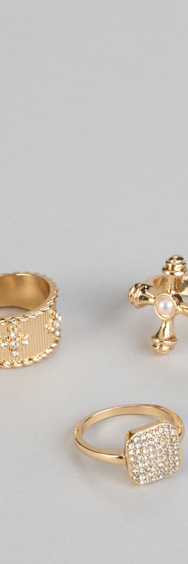 Heavenly Glow Ring Trio