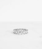 Forever Love Heart Cubic Zirconia Infinity Ring