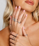 Bring On The Shine Rhinestone Ring Pack