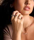 Made To Sparkle Eight-Pack Ring Set
