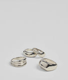 Bold Statement Multi Ring Pack