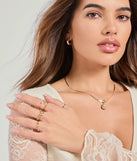 Sleek Trend Rhinestone Multi Ring Pack