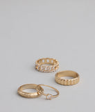 Infinite Glow Four-Pack Ring Set