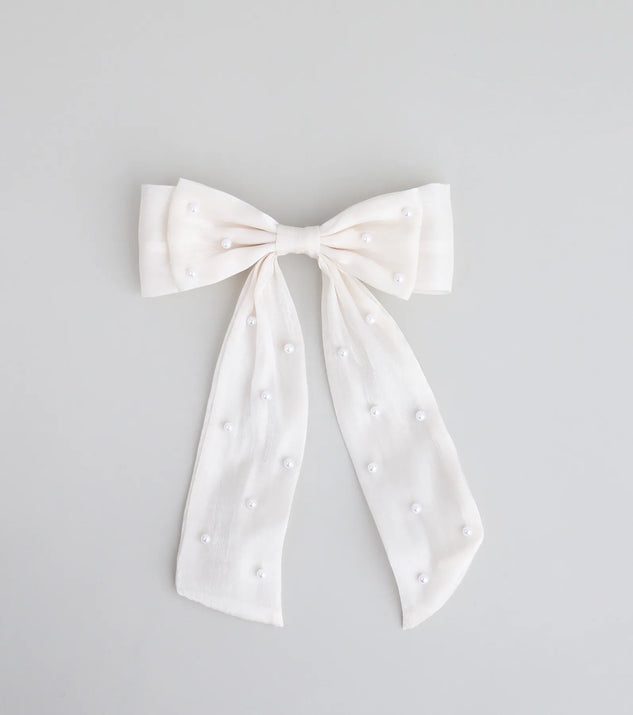 Tied With a Pearl Hair Bow