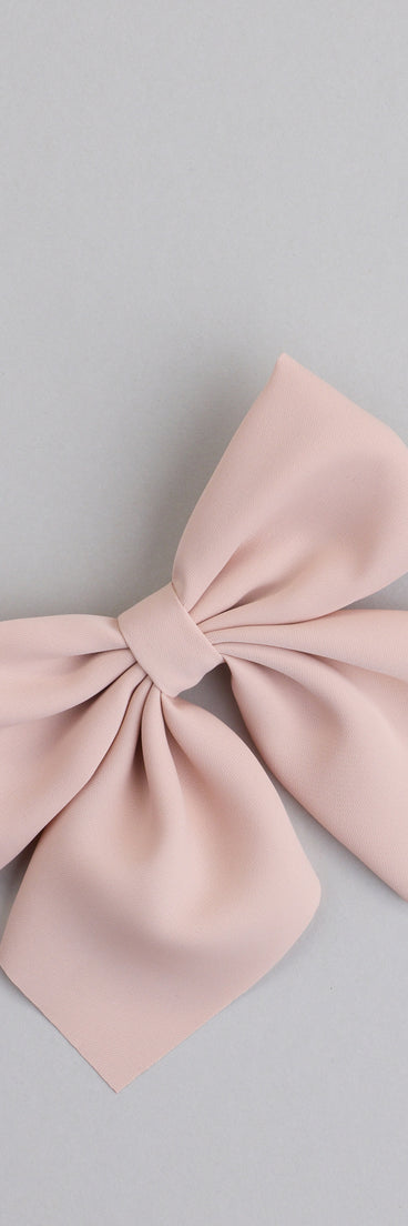 Simplicity Is Chic Hair Bow Clip