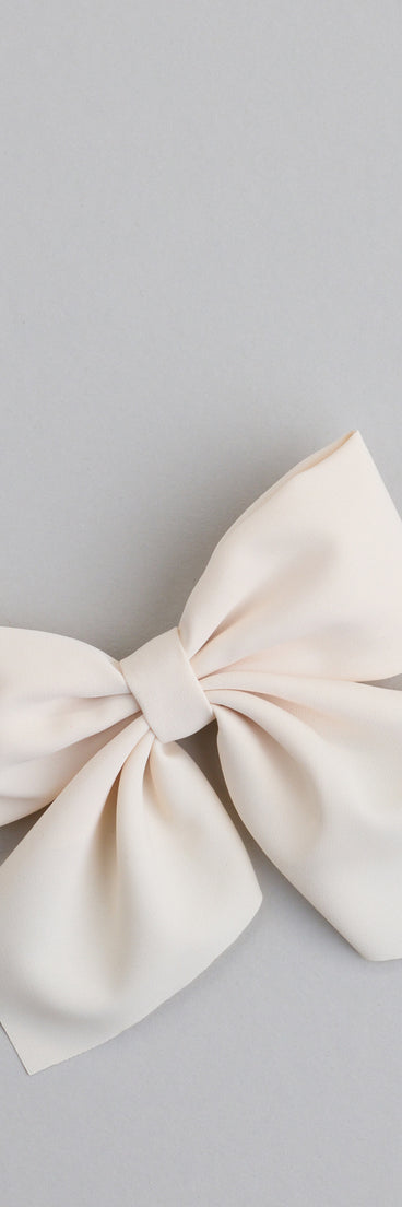 Simplicity Is Chic Hair Bow Clip