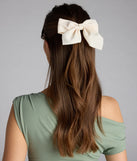 Simplicity Is Chic Hair Bow Clip