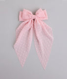 Love In the Air Sheer Hair Bow Clip