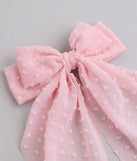 Love In the Air Sheer Hair Bow Clip