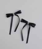 Hint Of Glamour Two Pack Hair Bow Set