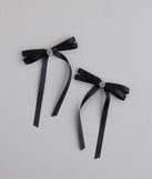 Hint Of Glamour Two Pack Hair Bow Set