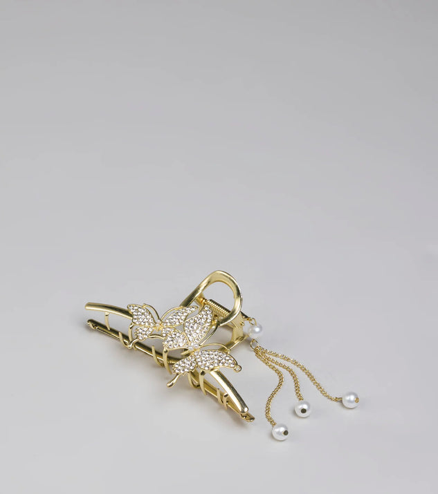 Ethereal Beauty Butterfly Fringe Claw Clip