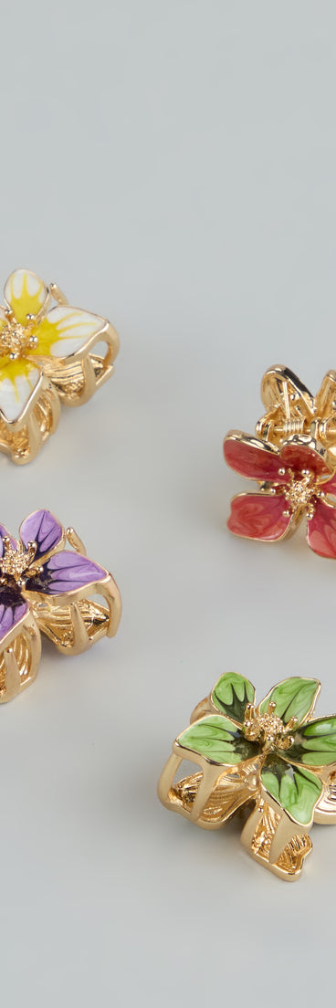 Bloom Baby Flower Claw Clip Set