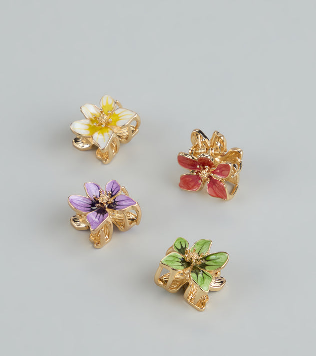 Shop Windsor Bloom Baby Flower Claw Clip Set Online – Trendy & Affordable Fashion