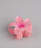 Tropical Blooms Flower Hair Claw Clip