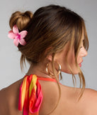 Tropical Blooms Flower Hair Claw Clip