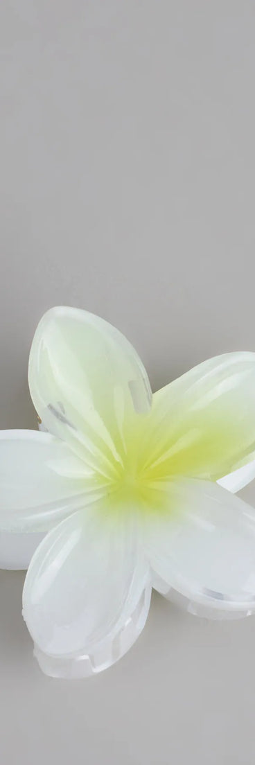 Tropical Blooms Flower Hair Claw Clip