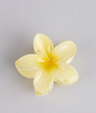 Tropical Blooms Flower Hair Claw Clip
