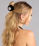 Lucky Shot 8 Ball Hair Clip