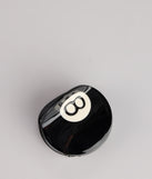 Lucky Shot 8 Ball Hair Clip