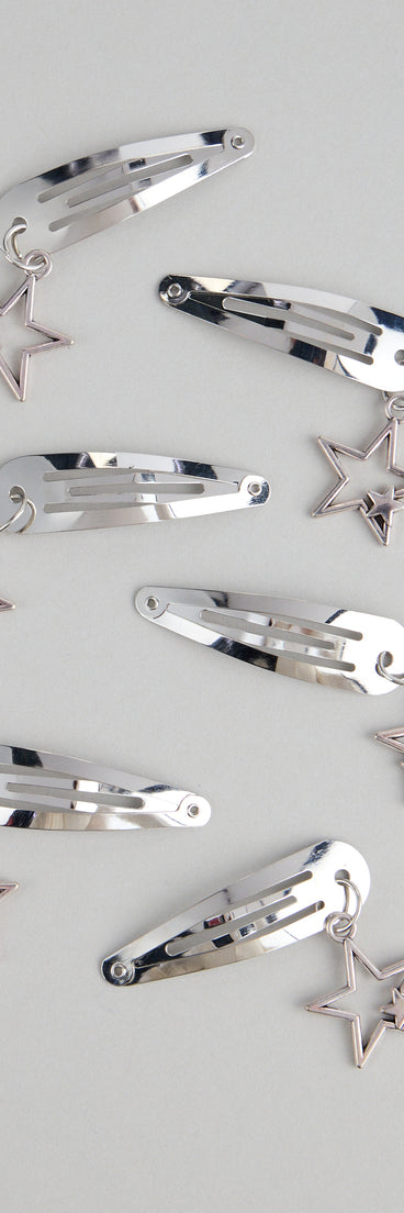 Cosmic Charm Star Six-Pack Barrettes