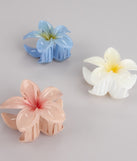 Beachy Blossom Three-Pack Hair Clip Set