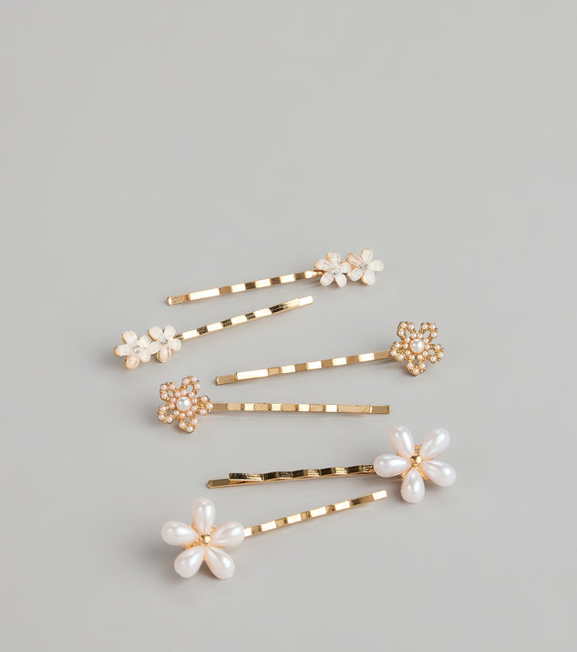 Petal Perfect Six Pack Bobby Pins