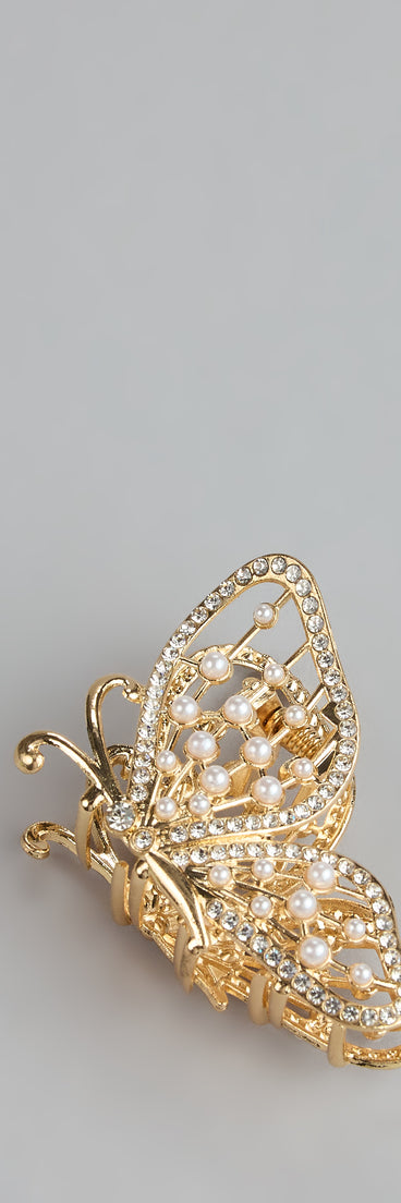 Flutter And Shine Butterfly Hair Clip